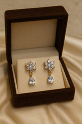 Zircon Earring-132 (White)